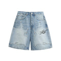 Campus “Tribal” Blue Jorts Shorts