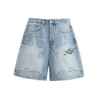 Campus “Tribal” Blue Jorts Shorts