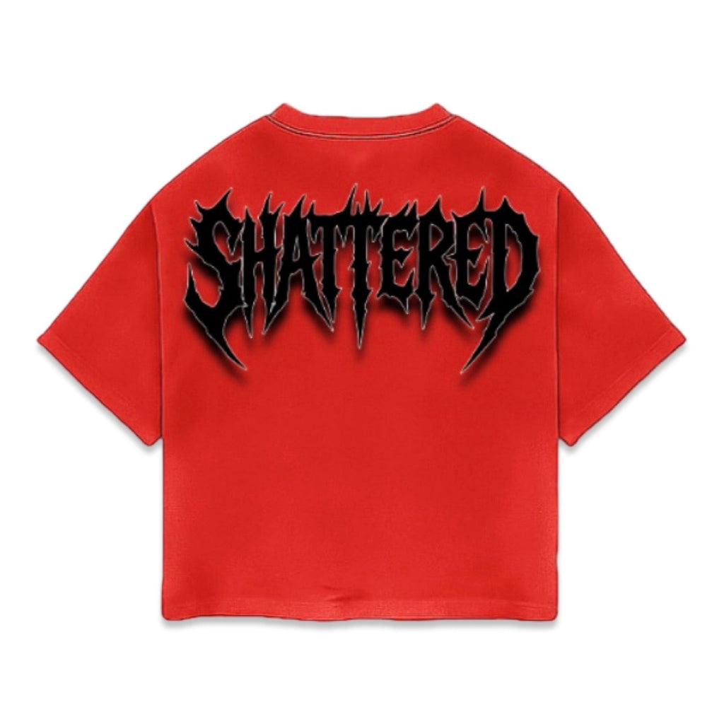 Shattered Hearts “Anxiety” Red Tee