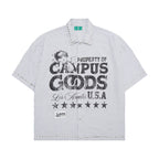 Campus “Seraph” Black Stripe Button-Up