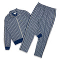 Herren 3D-Jogginganzug in Blau