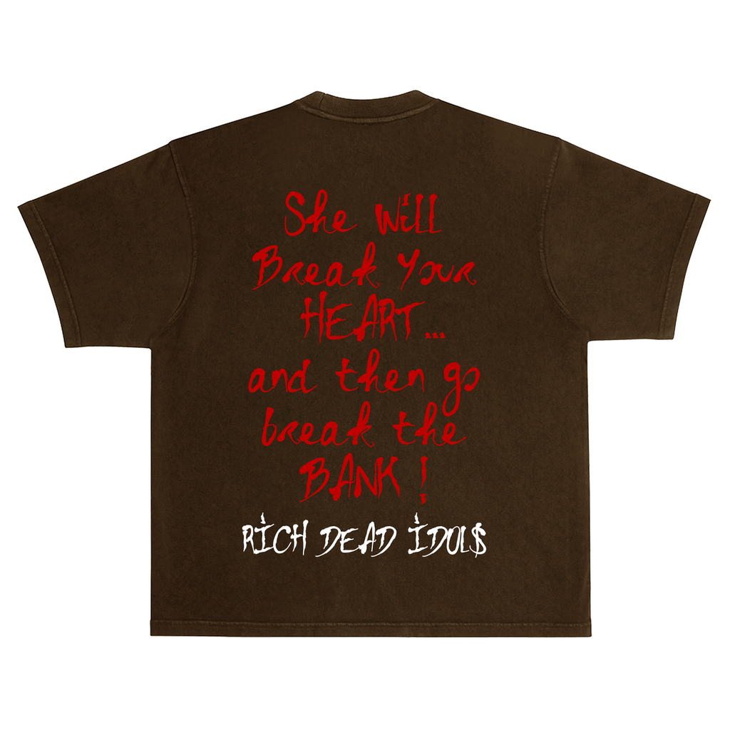 Rich Idols “Some Rich” Brown Tee