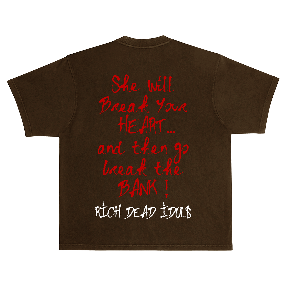 Rich Idols “Some Rich” Brown Tee