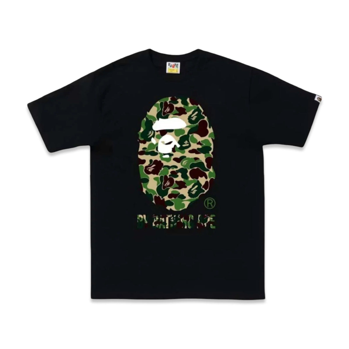 BAPE “ABC Camo” Black/Green Tee