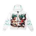 Stray “Refuge” Off White Full Zip Hoodie