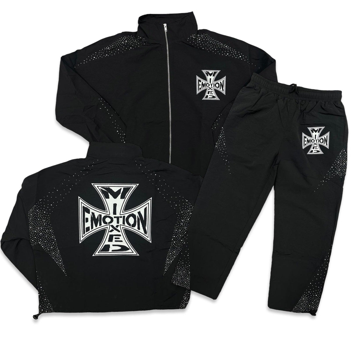 Mixed Emotion “Classic” Black Nylon Set