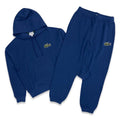 Herren-Fleece-Jogginganzug im Oversize-Schnitt in Blau