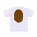 BAPE “Big Ape” White/Brown Tee