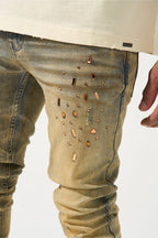 Serenede “Networth” Gold Wash Jeans
