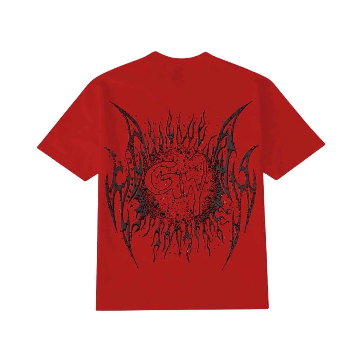 G West “Skeleton Body” Stones Red Tee