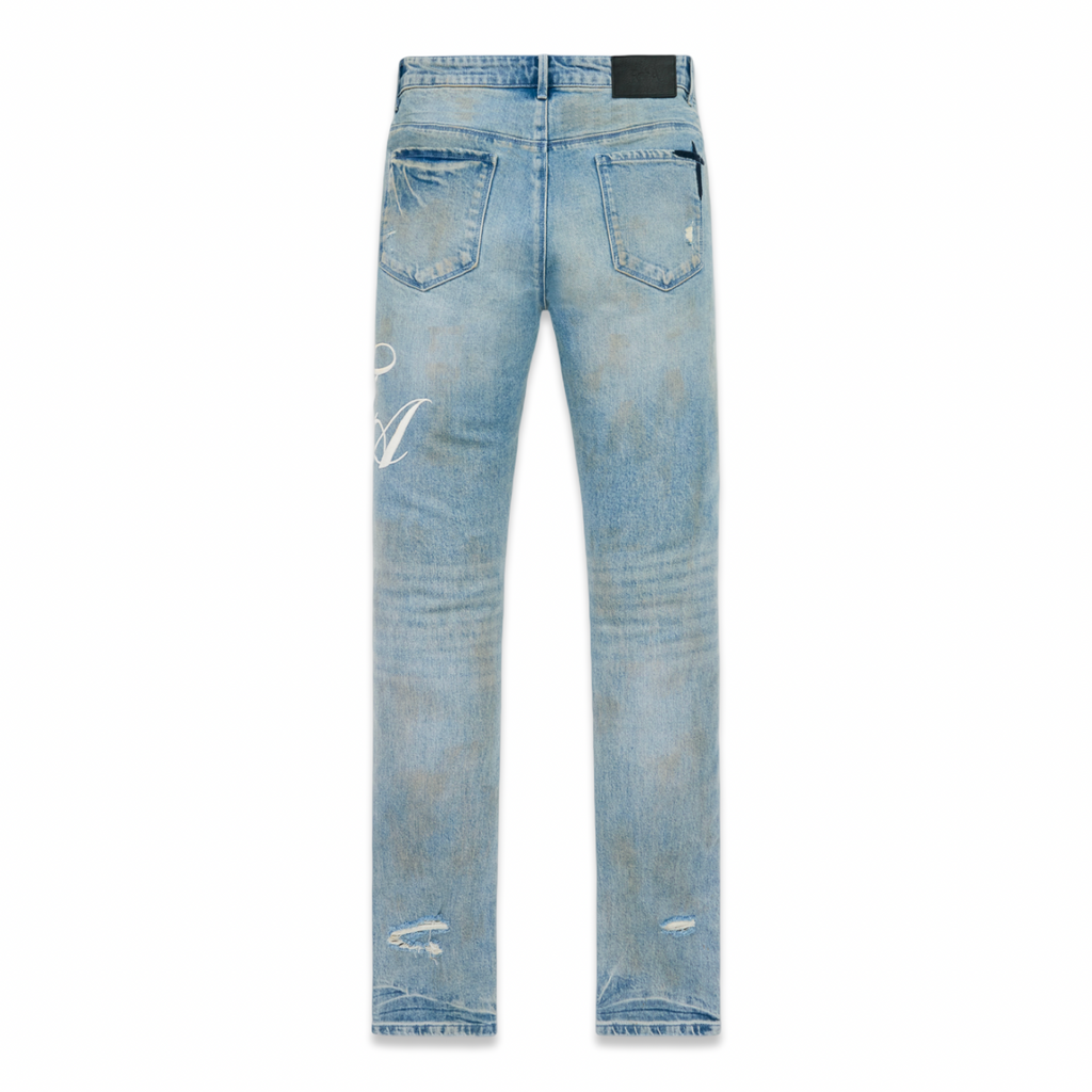 RtA “Bryant” Ciel Fade Skinny Jeans