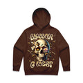 G West „Bees & Bones“ Kapuzenpullover in Braun