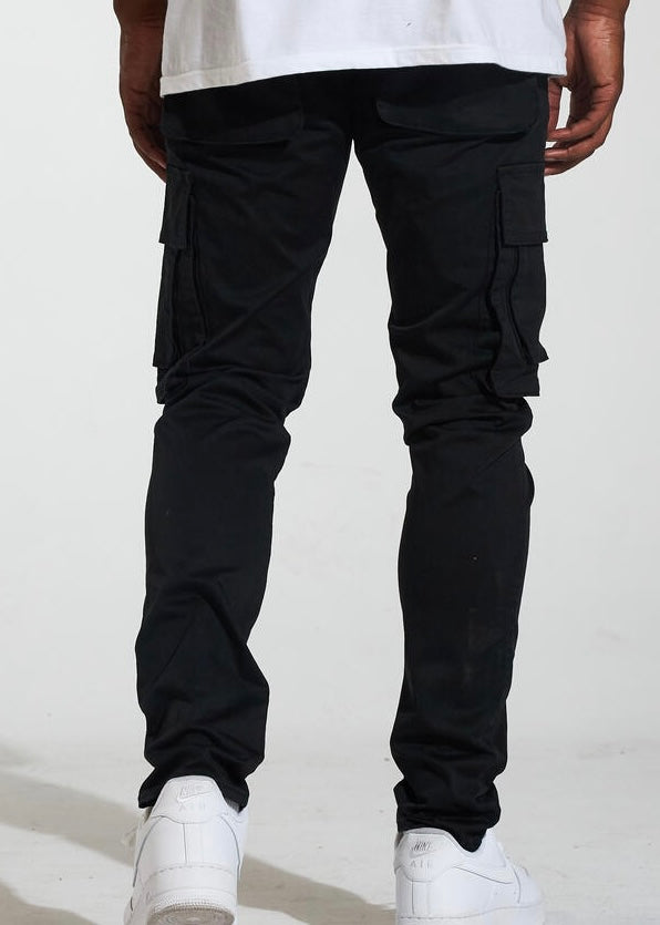 Crysp Allen Cargo Jeans Schwarz (017)