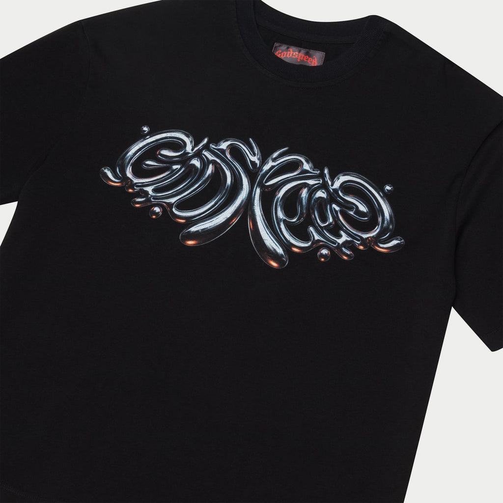 Godspeed “Mercury Logo” Black Tee