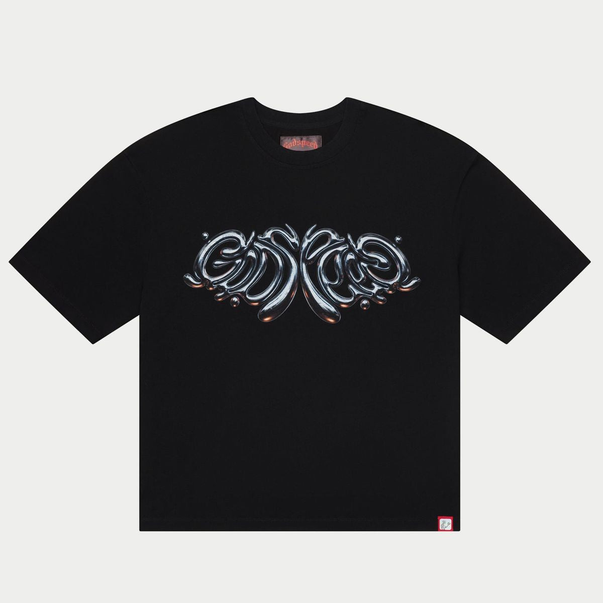 Godspeed „Mercury Logo“ Schwarzes T-Shirt
