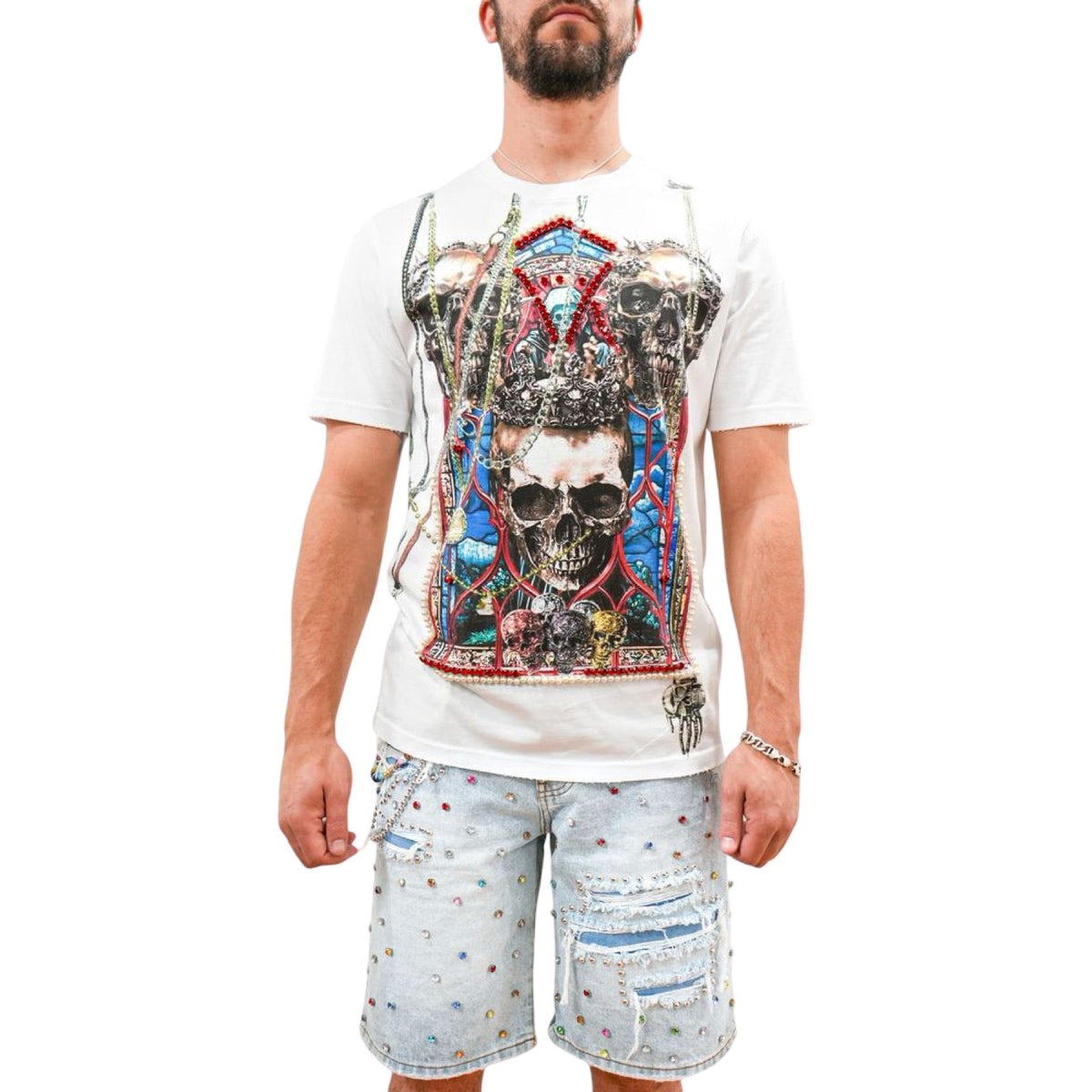 Preme “Skull Card” Stones Tee