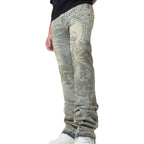 W By Waimea “Revolt Rhinestone” Flare Jeans