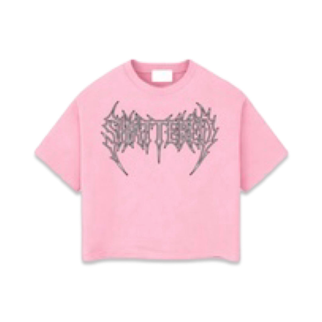 Shattered Hearts “Logo” Pink Tee