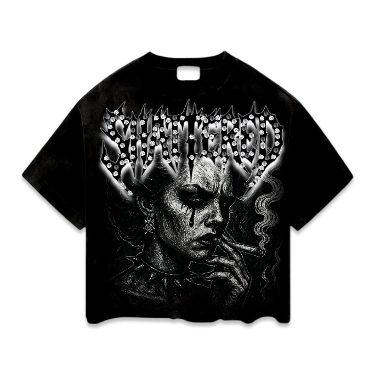 Shattered Hearts “Anxiety” Black Tee