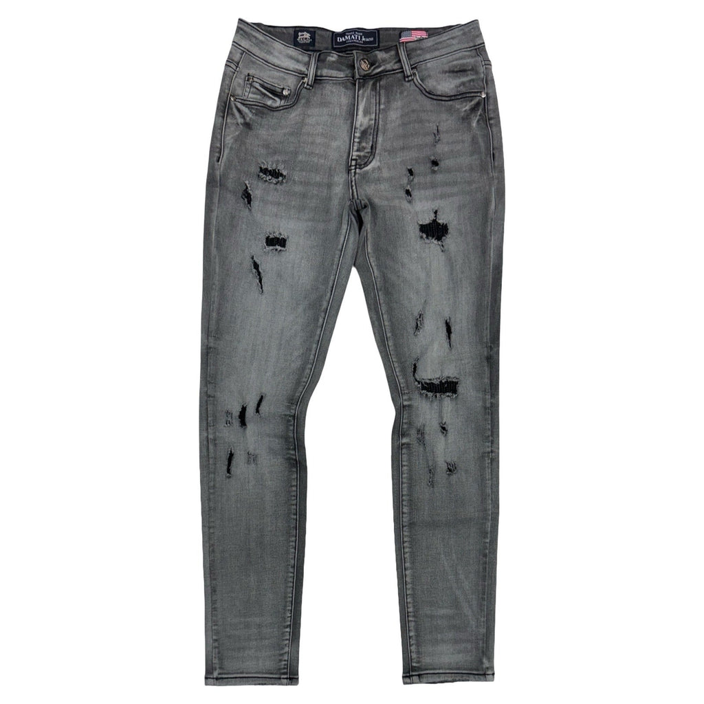 Damati Tuscany Dark Grey Jeans (DMT-211)