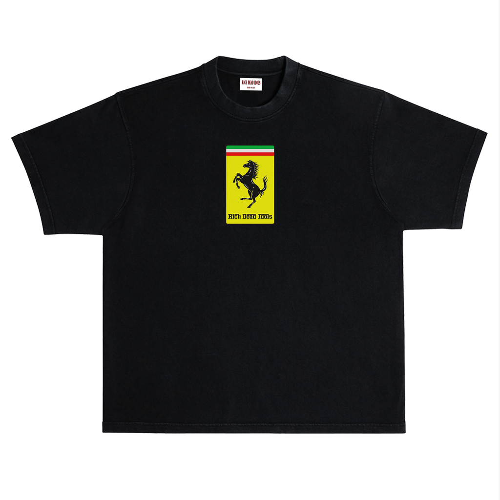 Rich Idols “Ferrari Pope” Black Tee