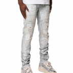Purple Brand „Jacquard Monogram“ helle Jeans