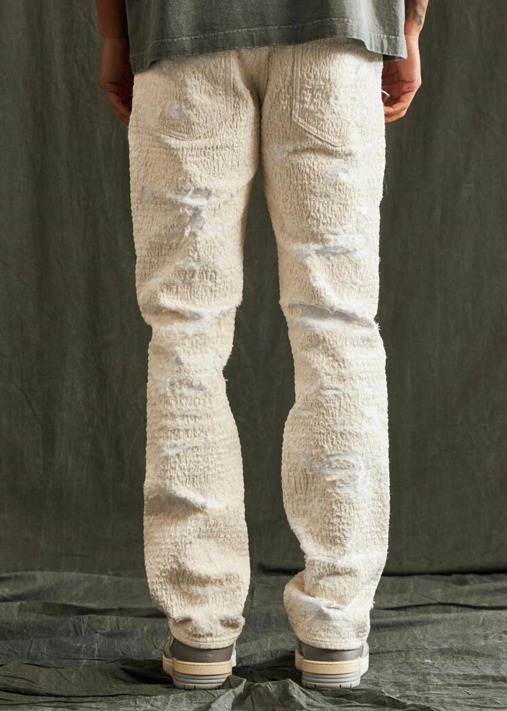 Embellish NYC Gerard Boro Jeans in Off-White (056)