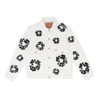 Denim Tears Typ 2 All-Over Wreath Jacke in Weiß
