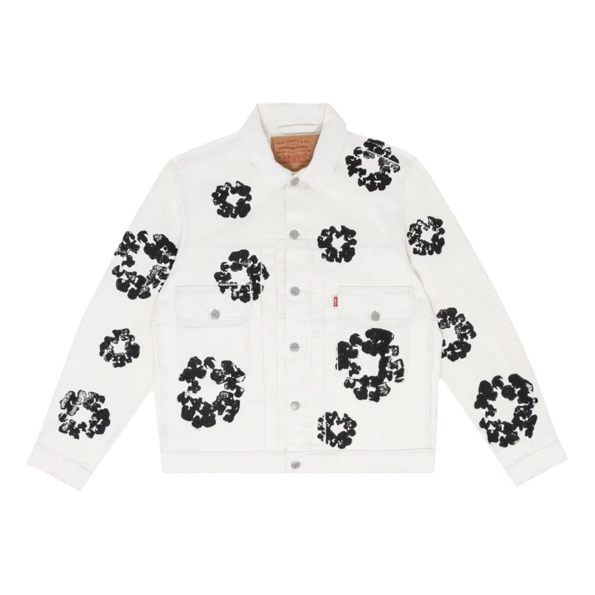 Denim Tears Type 2 All Over Wreath White Jacket