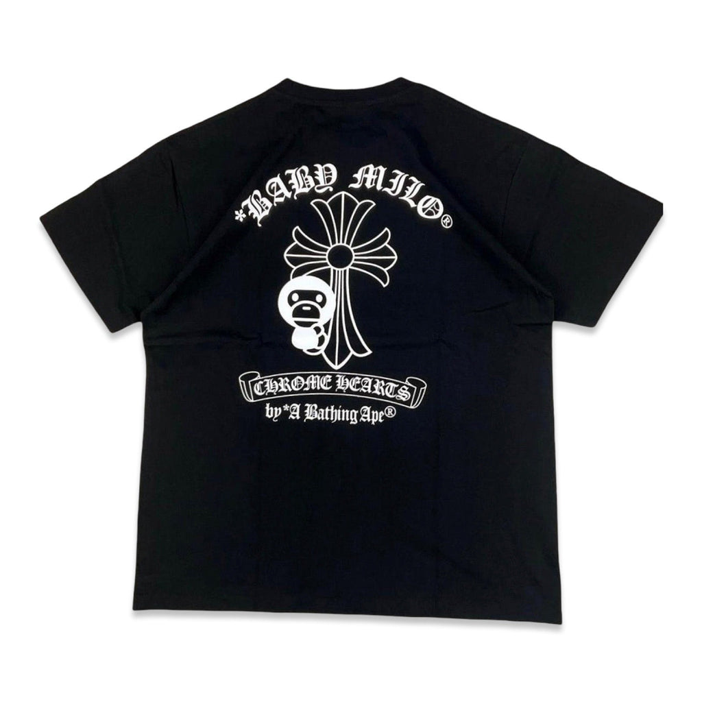 BAPE X Chrome Hearts Black Tee