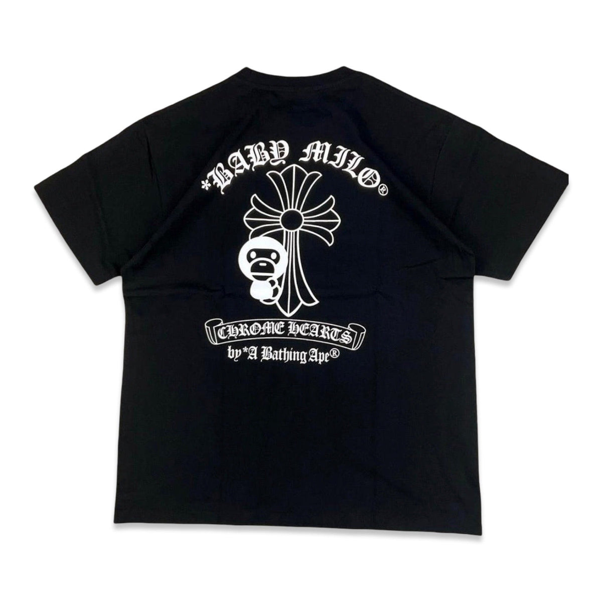 BAPE X Chrome Hearts Black Tee