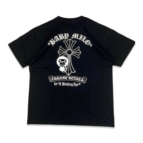 BAPE x Chrome Hearts T-Shirt Schwarz