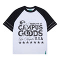 Campus “Seraph” Black Varsity Raglan Tee