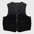 Homme Femme Tyson schwarze Cordweste