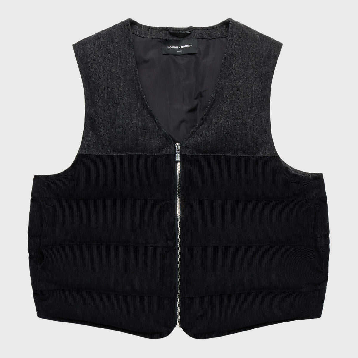 Homme Femme Tyson schwarze Cordweste
