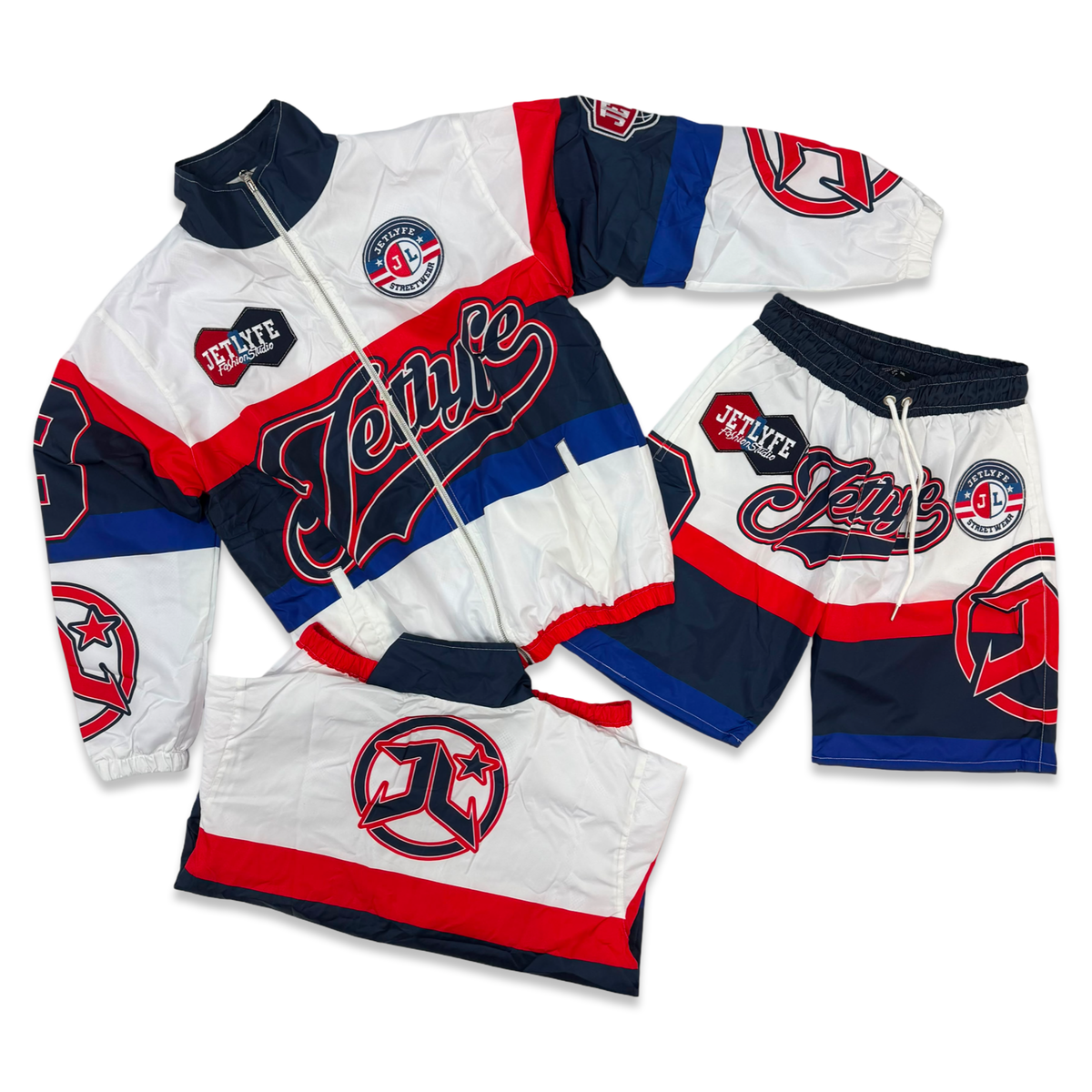 Jetlyfe “Studio” Zip Up Jacket Short Set