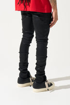 Serenede “Onyx” Coated Black Jeans