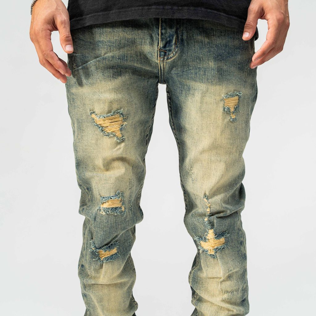 Pali “Vintage” Fade Wash Jeans (PL024)