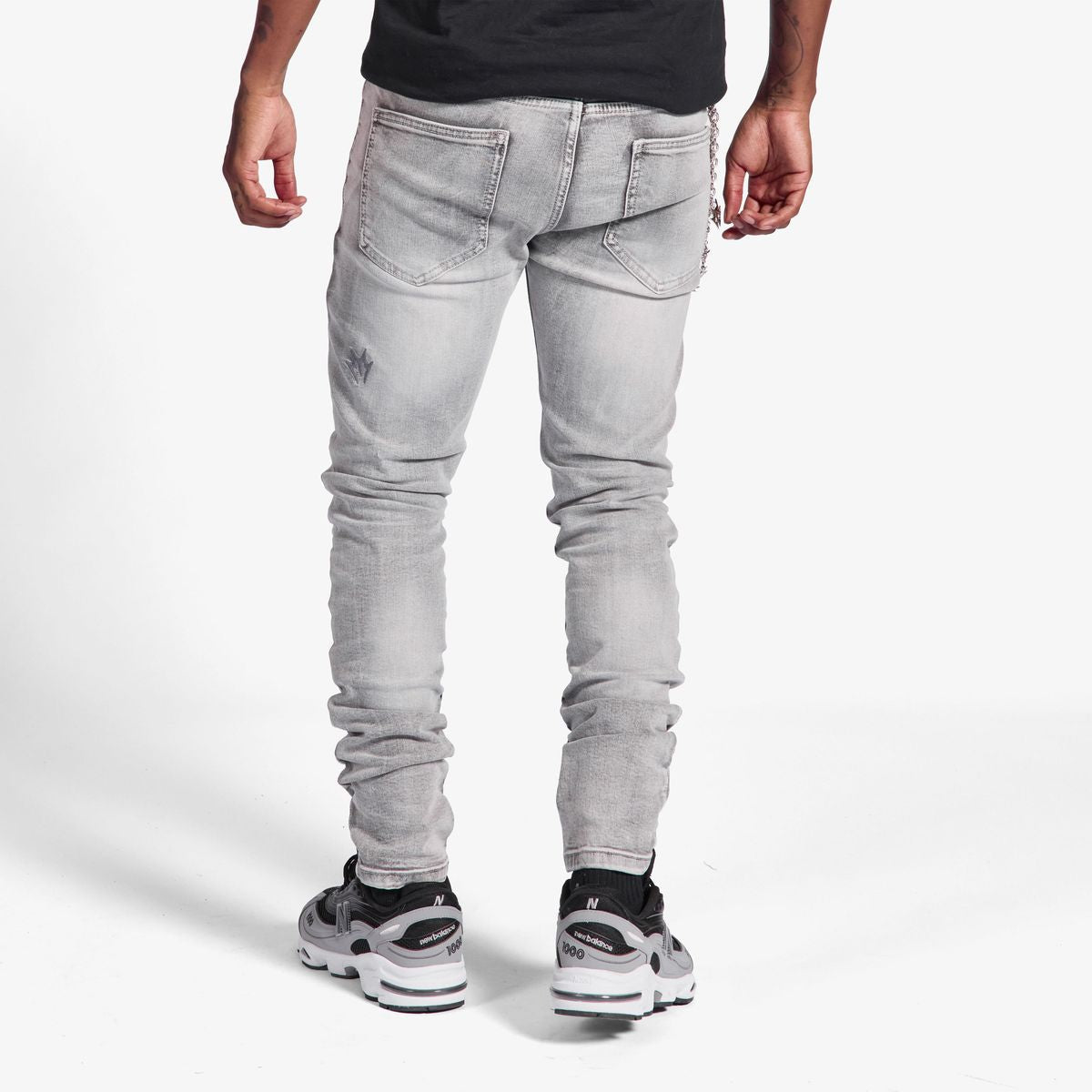 Melee “Siberia” Grey Wash Jeans