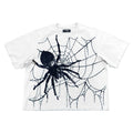Preme “Web” Cropped Stones White Tee