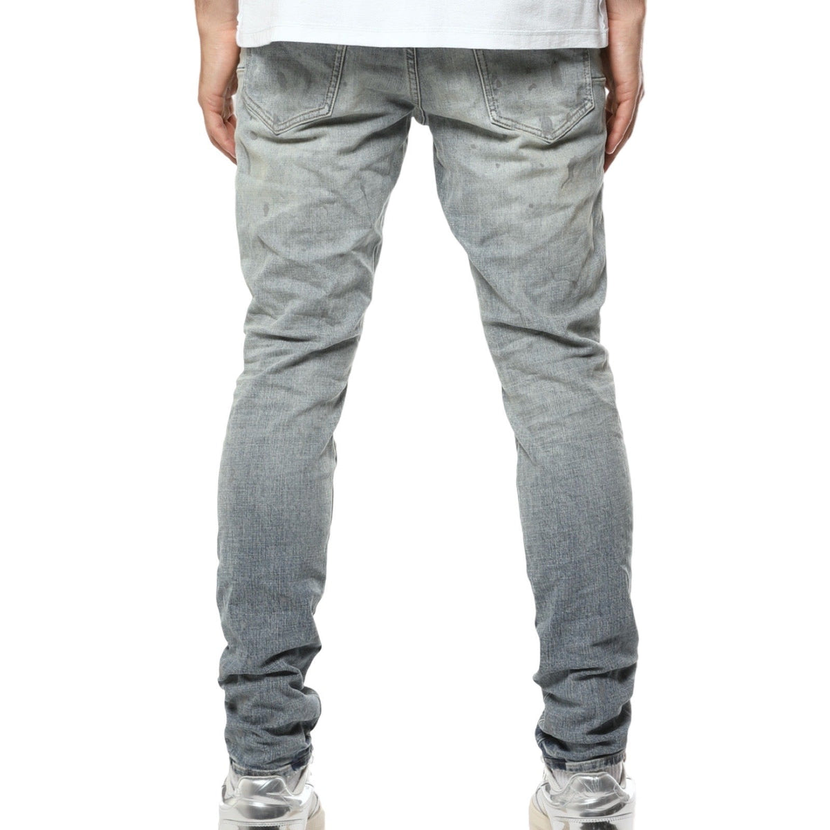 Purple Brand “Worn Reflective” Indigo Jeans