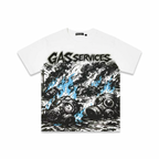 Gas Service “Aftermath” White Tee