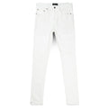 Purple Brand White Jacquard Monogram Jeans