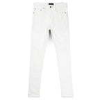Purple Brand White Jacquard Monogram Jeans