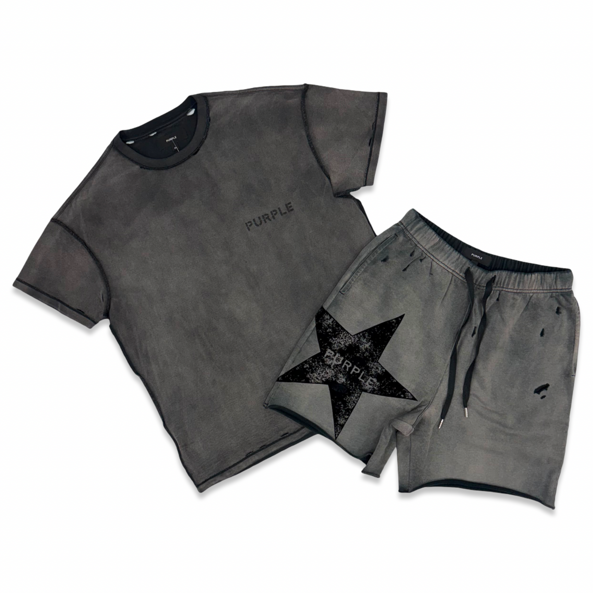 Purple Brand “Star Alone” Short Set