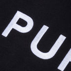 Schwarzer Pullover mit Purple Brand-Logo