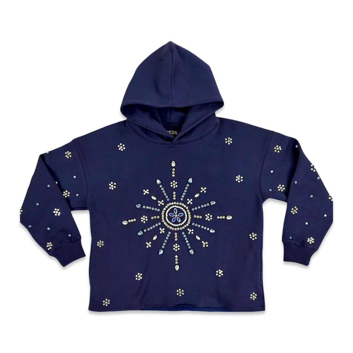 Focus Starburst Kapuzenpullover Navy