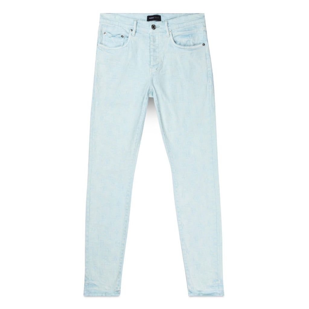 Purple Brand Jacquard Monogram Jeans