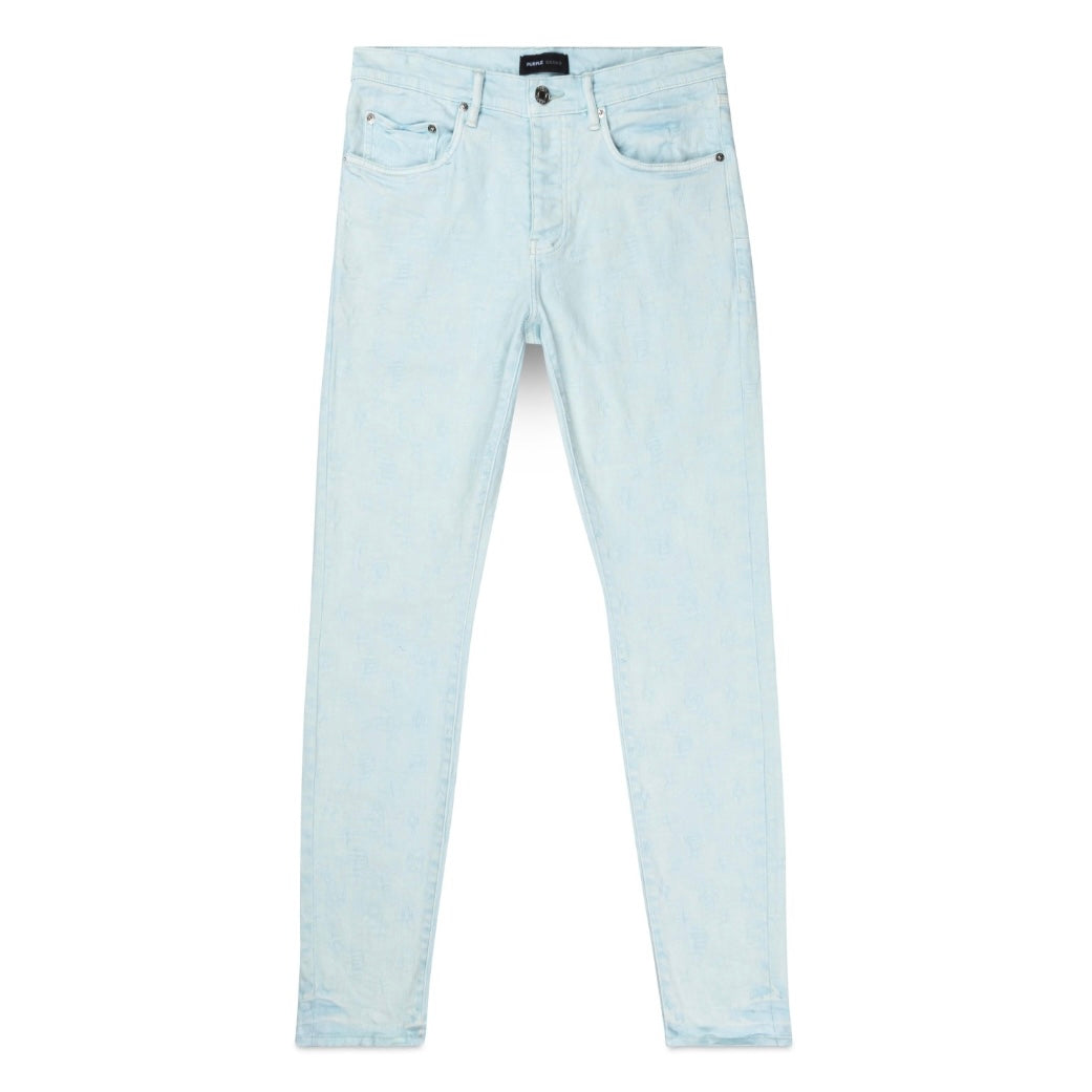 Purple Brand Jacquard Monogram Jeans