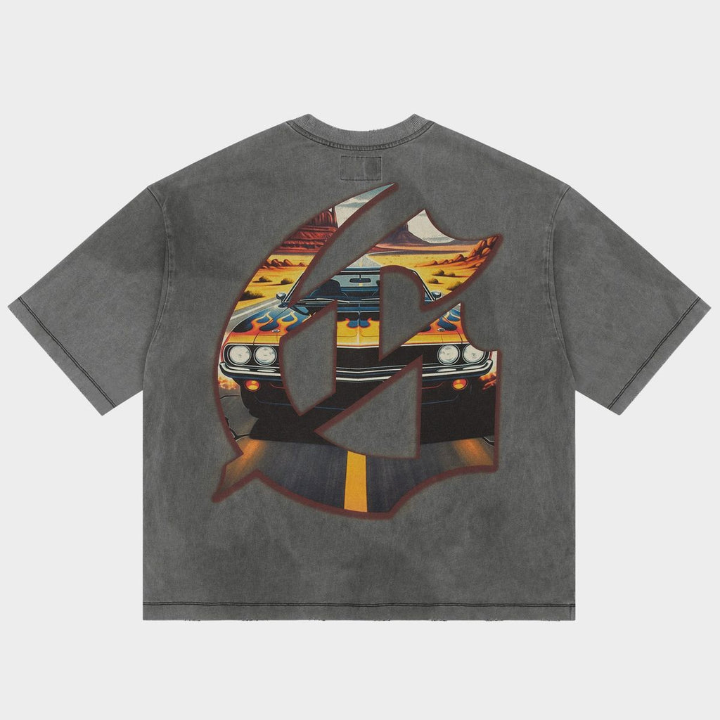 Godspeed “On The Run II” Grey Tee